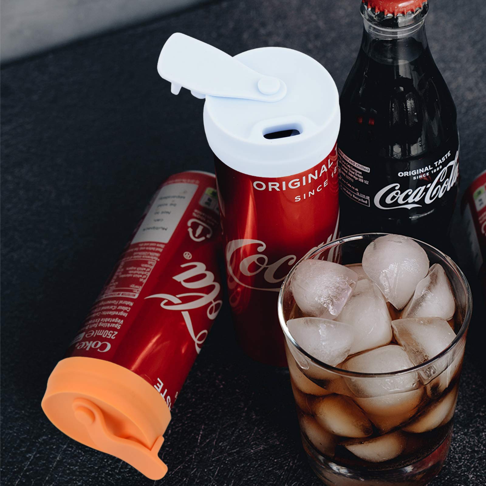 Amazon | シリコン製スリム缶蓋 飲料缶カバープロテクター スリム缶用
